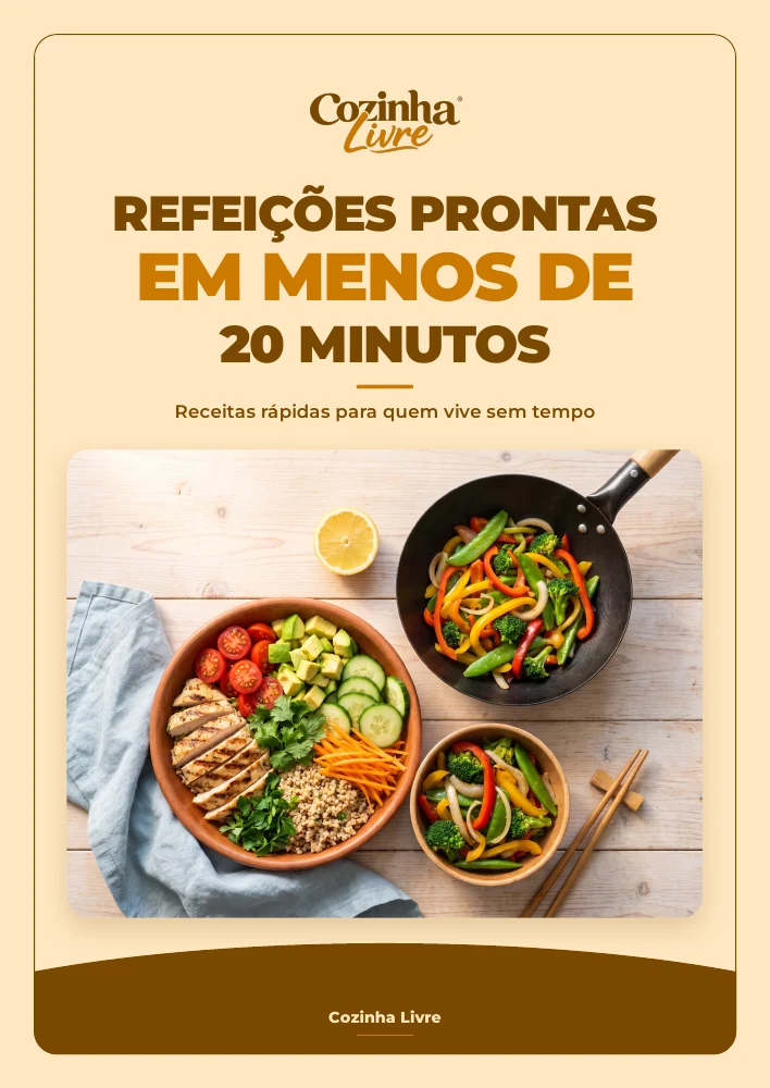 Capa: Refeições em Menos de 20 Minutos